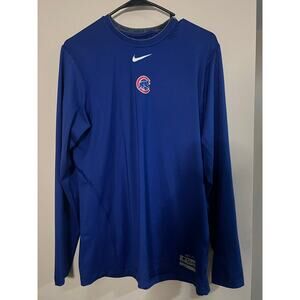 Nike Pro Chicago Cubs Dri-Fit Long Sleeve Shirt
